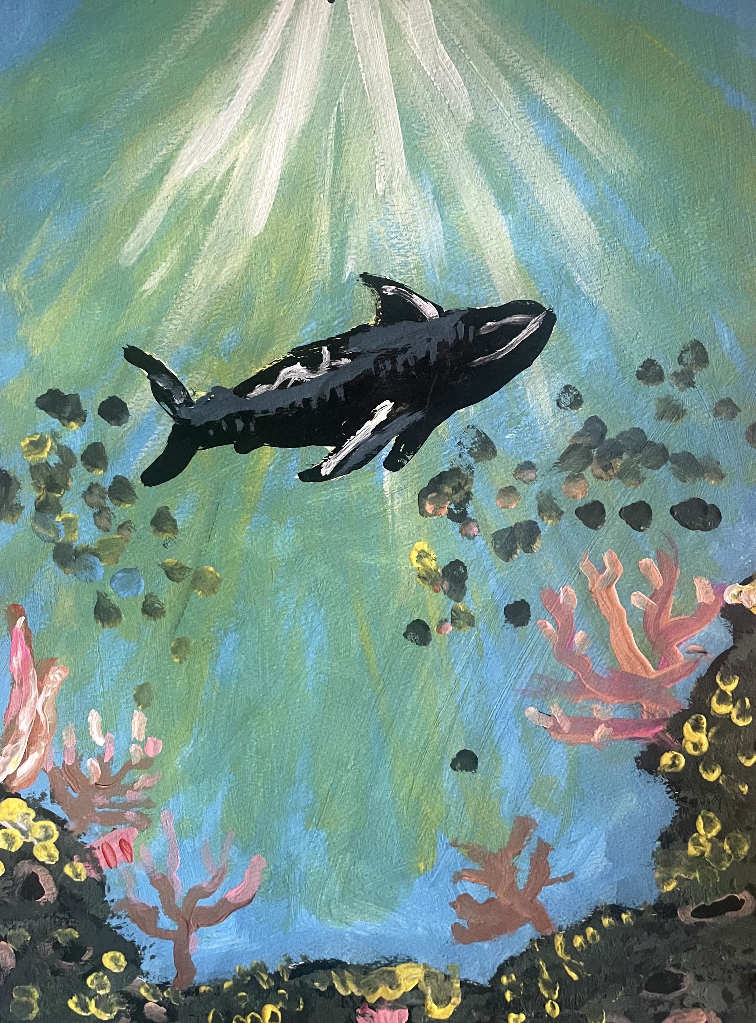 Painting of a whale